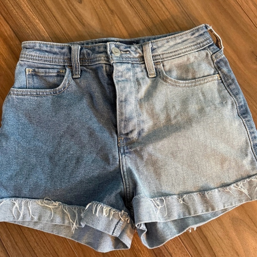 Hollister Light Blue Jean Shorts